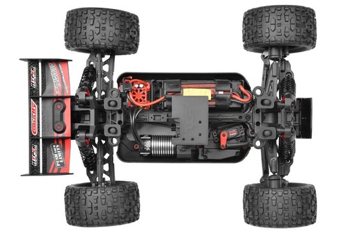 Team Corally COR00292-B Punisher 4S 1/10 4x4 Monster Truck RTR Version - Red - Picture 8 of 9