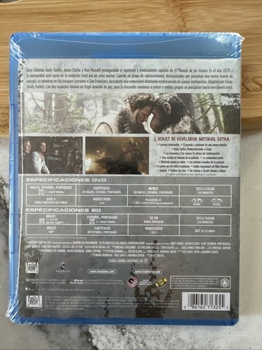 El Planeta De Los Simios Confrontación (Blu-ray + DVD) w/Spa atwork Eng/Spa lang - Picture 2 of 2