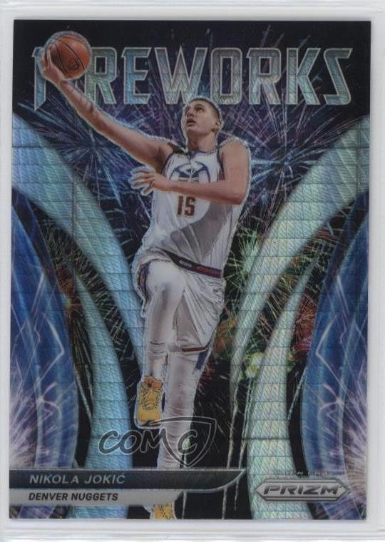 2021-22 Panini Prizm Fireworks Hyper Prizm Nikola Jokic Nikola Jokić #5