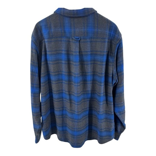 Orvis Big Bear Heavyweight Double Brushed Flannel Button Down Shirt Blue XXL - Bild 3 von 8