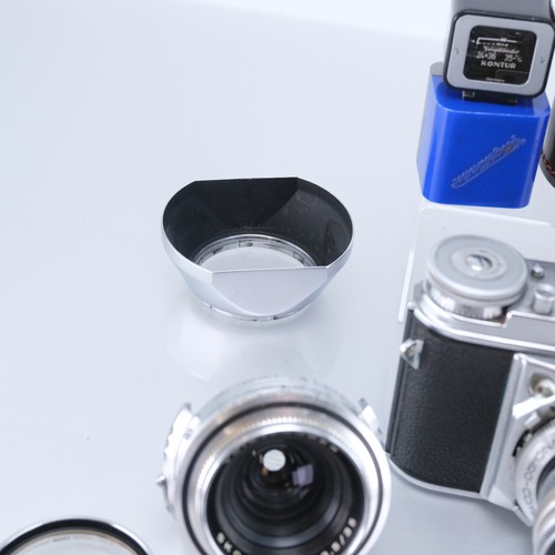 Voigtländer Prominent 35 mm telémetro cámara conjunto vintage + lentes y accesorios - Imagen 6 de 24