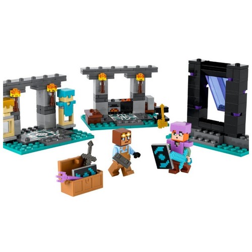 21252 LEGO® Minecraft The Armory Juego de construcción para niños de 7 años en adelante - Imagen 2 de 5