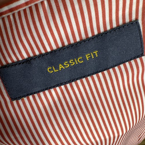 Stafford 48R Classic Fit Dark Pink Salmon 100% Cotton Blazer Nailhead Check - Picture 8 of 15