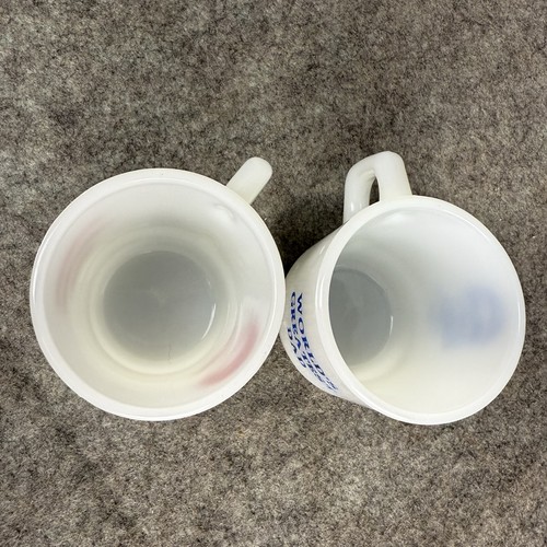 Juego de dos tazas Fire King Worlds Greatest Mom and Dad Mom para café o té - Imagen 12 de 14