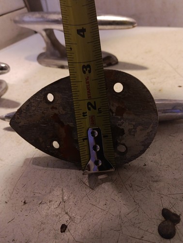 3 lega di ottone vintage? Tacchetti di aggancio siluro proiettile barca yacht circa 9 1/2" e 8" - Foto 24 di 24