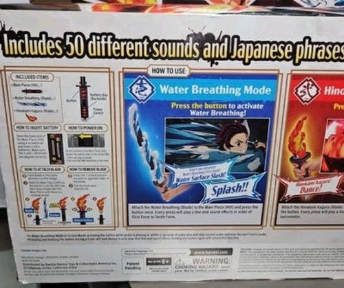 Juguete espada Nichirin DX Demon Slayer con 3 modos y sonidos - Imagen 2 de 5