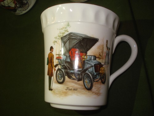 Crown Stafford Shire Becher Teetasse Fine Bone China England, 11 Teile, alle Autos - Bild 5 von 15