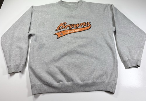 Vintage Puma Cleveland Browns NFL Football Crewneck Sweatshirt Men’s Size Large - Bild 2 von 9