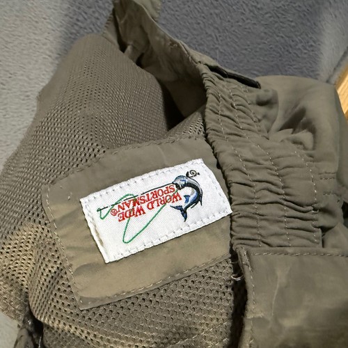 World Wide Sportsman Convertible Cargo Pants Zip Hiking Camping Khaki Mens M/30 - Picture 2 of 7