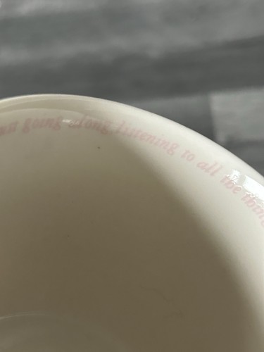 Disney Churchill Heritage Winnie the Pooh Mug Cup Rare Willow Style Pink China - Picture 21 of 24