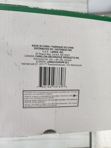 Lemax”Building a Family of Snowmen”# 93769 Snowman Table Accent Figurines 2009 - Picture 16 of 17