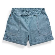 POLO RALPH LAUREN AUTHENTIC GIRLS BRAND NEW ORIGINAL JEANS SHORTS Size 5, NWT