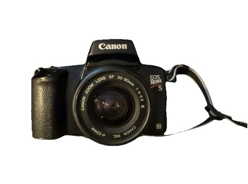 Cuerpo de cámara Canon EOS Rebel II 35 mm - Película SLR - Con estuche Canon + Estuche compacto - Imagen 1 de 11