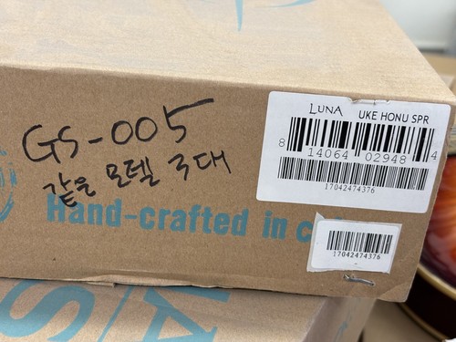 Luna UKE-HONU-SPR Honu Turtle Spruce Soprano Ukulele GS-005 - Picture 14 of 15