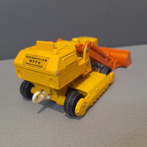 Vintage Matchbox Caterpillar 977K Traxcavator 1970 Diecast King Size K-8 - Picture 7 of 18