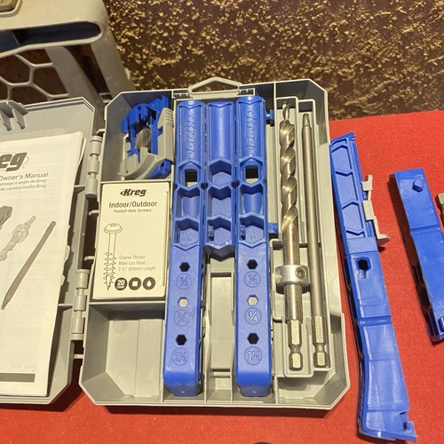 Kreg KPHJ320 Taschenlochvorrichtung Bohrführung mit Klemme, Handbuch, Koffer und Extras - Bild 5 von 6