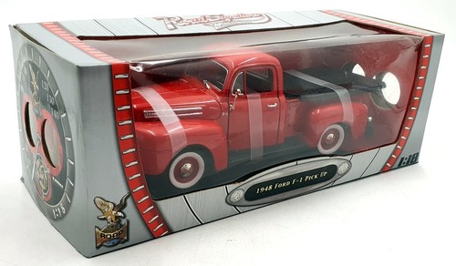 Road Signature 1/18 Scale Diecast 92218 - 1948 Ford F1 Pick Up - Red - Picture 5 of 5