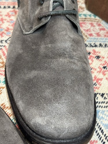 Buttero Made in Italy Grey Suede Combat Style Ankle Boots EU43.5, US 10.5 - Picture 16 of 19