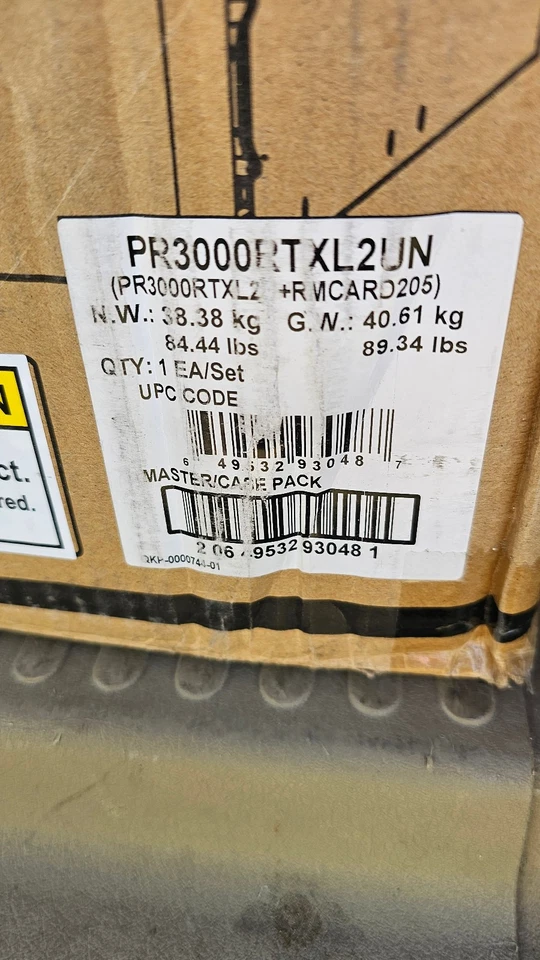 Aplicación inteligente CyberPower PR3000RTXL2U onda sinusoidal UPS 3000VA 3000W LCD 120V 30A Foto 4 de 4