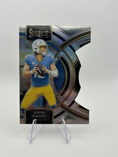 2023 Panini Select - Premier Level Justin Herbert #136 Silver Prizm Die-Cut