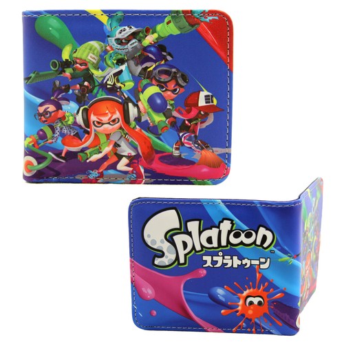 INKLINGS Splatoon 4 in. Bi Fold Wallet (Inkuringu Anime Credit Card Billfold) - Picture 1 of 2