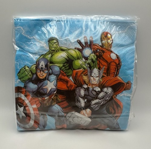 Marvel Avengers Party Decorations Pack #2 for 10 – Plates, Napkins, Table Cover - Picture 3 of 8