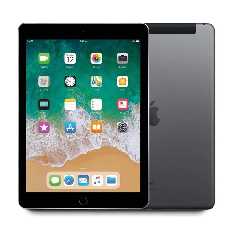 2018 Apple iPad 6 128GB Cellular 90%+ Battery 9.7" (Gray) A1954 w/Warranty