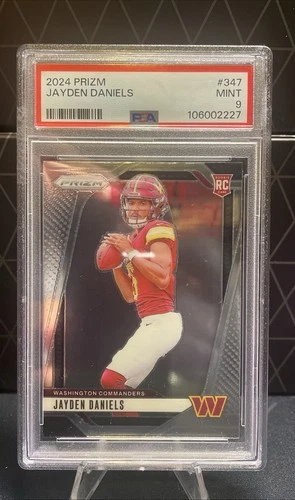 2024 Panini Prizm - Rookies Jayden Daniels #347 (RC) PSA 9