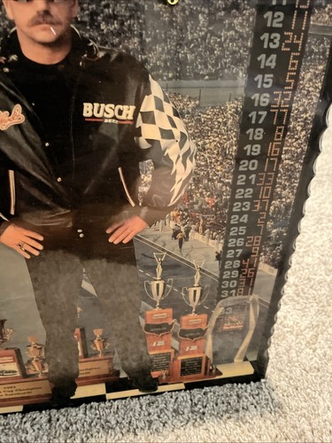 NASCAR Dale Earnhardt 24.5” x 17” Wooden Non Working Clock - Picture 4 of 7
