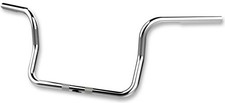 Khrome Werks 1in. Bagger Bobber Ape Hanger Handlebar - 10in. - Dimpled and Drill