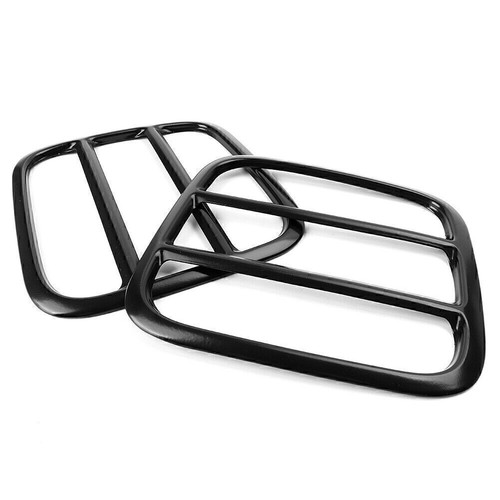 For 2015-2016 Jeep Renegade 4x Iron Taillight Tail Lamp Cover Trim Frame Black - Picture 6 of 11