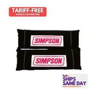Simpson Safety 23020Bk, 2 Pack Black Nomex Harness Pad Performance Racing Parts