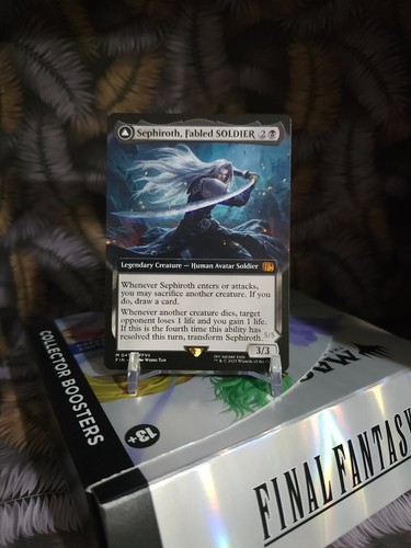 Sephiroth, Fabled SOLDIER 451 Borderless – Final Fantasy MTG English FIN