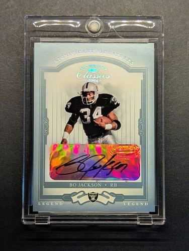 BO JACKSON Auto 2004 Donruss Classics Significant Signatures Platinum SP /25 - Bild 1 von 7