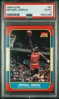 1986 Fleer Michael Jordan #57 PSA 4 GOAT Best looking 4
