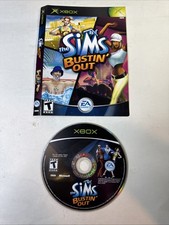 Sims Bustin' Out (Microsoft Xbox, 2003) Disc & Artwork Only TESTED