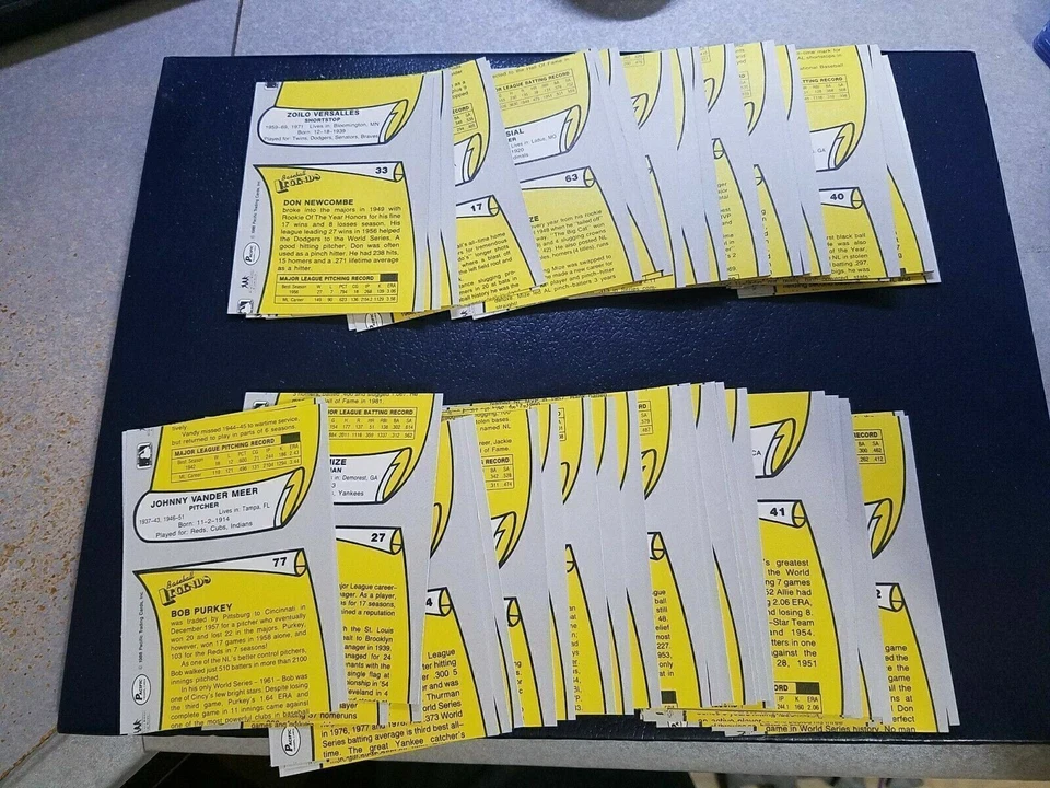 Tarjetas coleccionables de Baseball Legends Pacific 1988 mal recortadas - tú eliges Foto 2 de 2