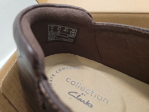 Clarks Shoes Womens 8.5 M Leather Cheyn Madi Casual Slip On Loafer Brown - Picture 6 of 6