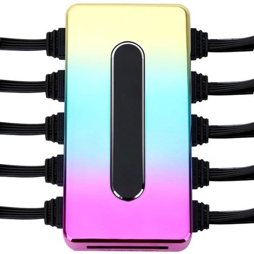 3 Pin PC Fan ARGB/RGB HUB Controller Fan Lighting Hub Integrated ARGB Fan Hub - Afbeelding 2 van 5
