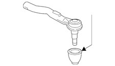 Genuine Acura End L Tie Rod 53560-TZ5-A01