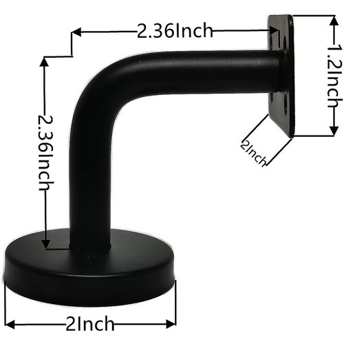 6 Pcs Stainless Steel Stair Handrail Bracket, Heavy Duty Stair Rail Support1694 - Bild 2 von 6