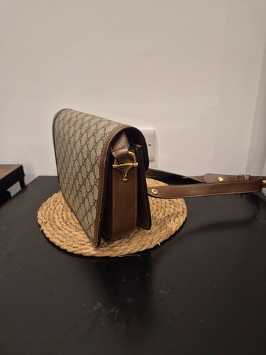 Gucci Horsebit 1955 Schultertasche klein braun Leder - Bild 3 von 18