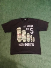 Shaka Wear All About The Money Raisng The Hustle T Shirt Size XL