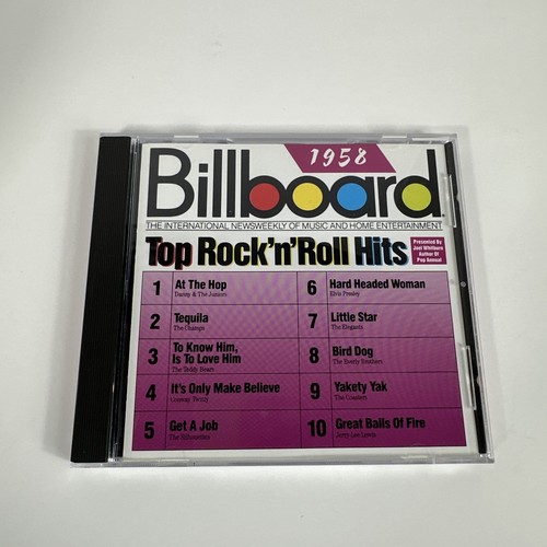 BILLBOARD TOP ROCK 'N' ROLL HITS 1957-1961 5-Disc CD Box Set (Rhino, 1993) - Foto 12 di 23
