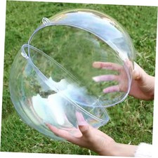 200mm/8inch Extra Large Clear Ball Ornaments, Big Clear-200mm/8inch 2pcs
