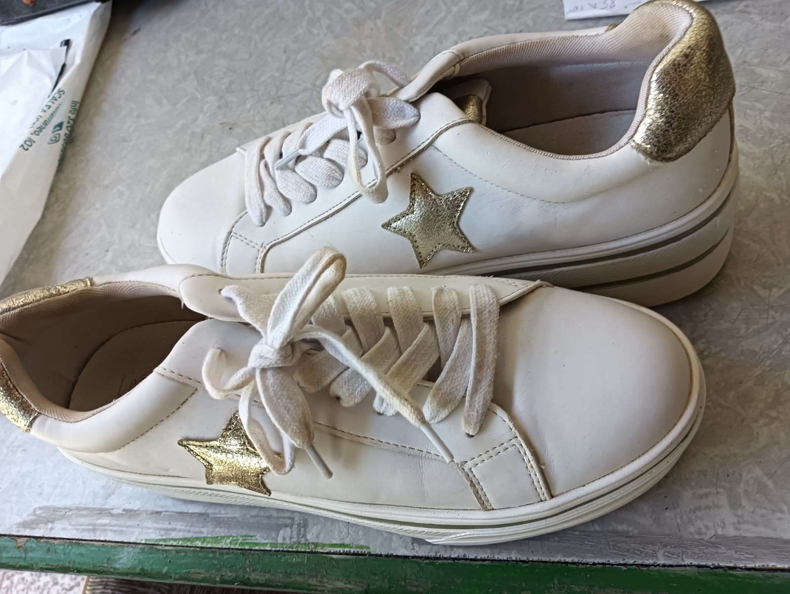 Scarpa sneaker suola alta 6 cm . Women's Outwoods Fast 26 White Silver Star