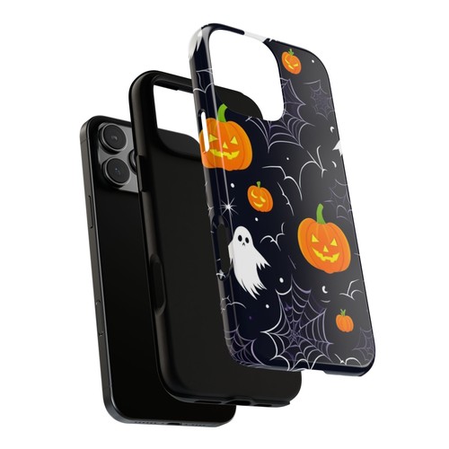Halloween Phone Case, Spooky Cell Phone Cover, Pumpkin Ghost Design, Fall - Picture 10 of 280