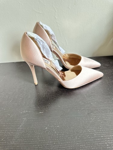 Scarpe decolte Badgley Mischka donna rosa Tierra bracciale alla caviglia tacco misura US 7 $235 - Foto 2 di 8