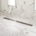 Signature Hardware SH439013SS 40" Carmen Linear Shower Drain - with Drain Flange