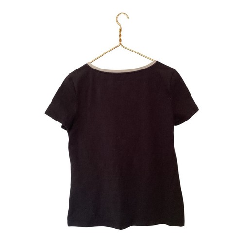 Kate Spade Broome Street Striped Bow Navy Blue Designer T-Shirt L - Bild 2 von 3